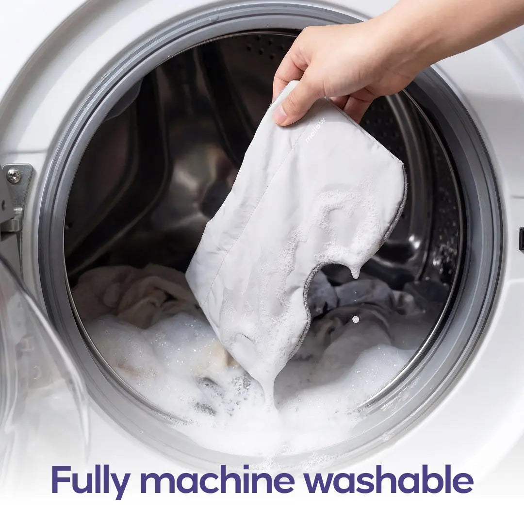 Mellow Sleep | Lights Out Weighted Eye Mask – Strapless 360° Wraparound Sleep Mask, Deep Pressure Relaxation Eye Mask for Better Sleep, Soft Comfortable Light Blocking Eye Mask for Travel, Naps & Stress Relief